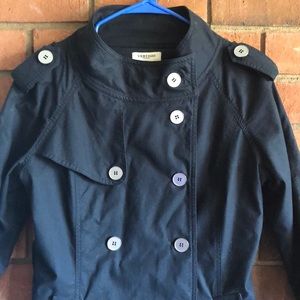 VERTIGO PARIS Double Breasted Military Trench Coat